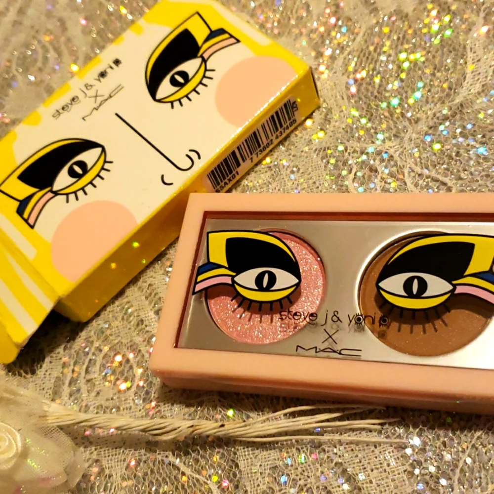 ❇️🧚‍♀️TOUCH ME BABY MAC x Steve J & Yoni P RARE DISCONTINUED Eye Duo NWT
